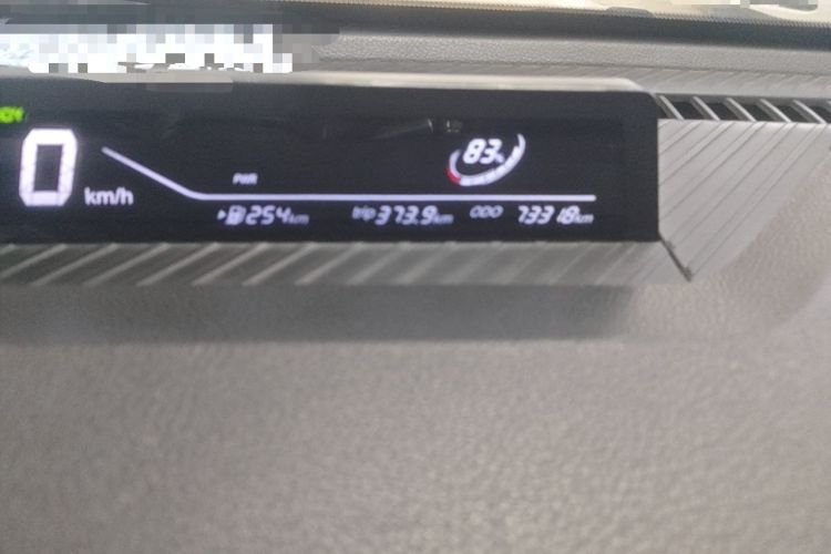 Used NETA V 2022 Chao 300 Lite Lithium Iron Phosphate Odometer Close Up