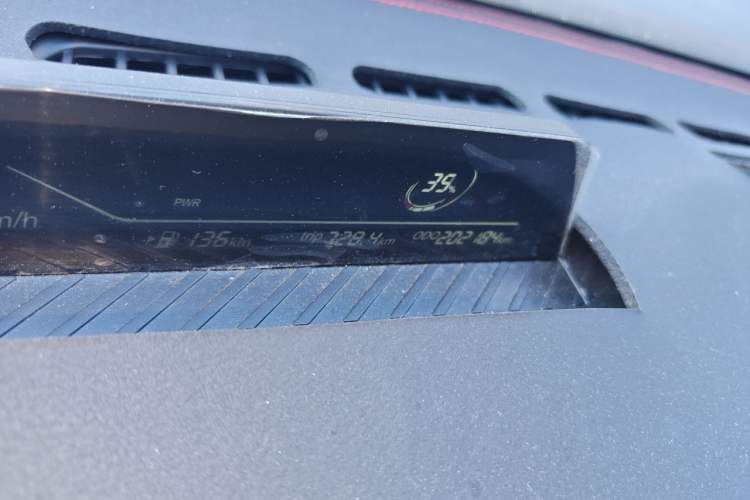 Used NETA V 2022 Chao 400 Lite Odometer Close Up