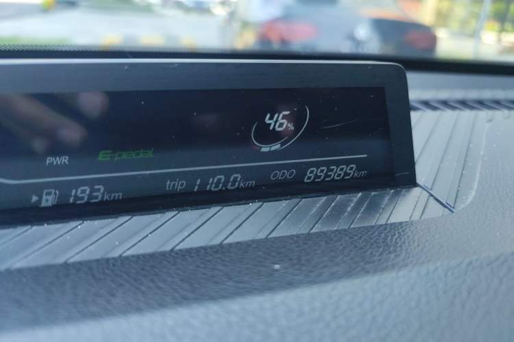 Used NETA V 2022 Chao 400 Pro Odometer Close Up