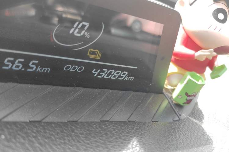 Used NETA V 2022 Chao 400 Lite Odometer Close Up