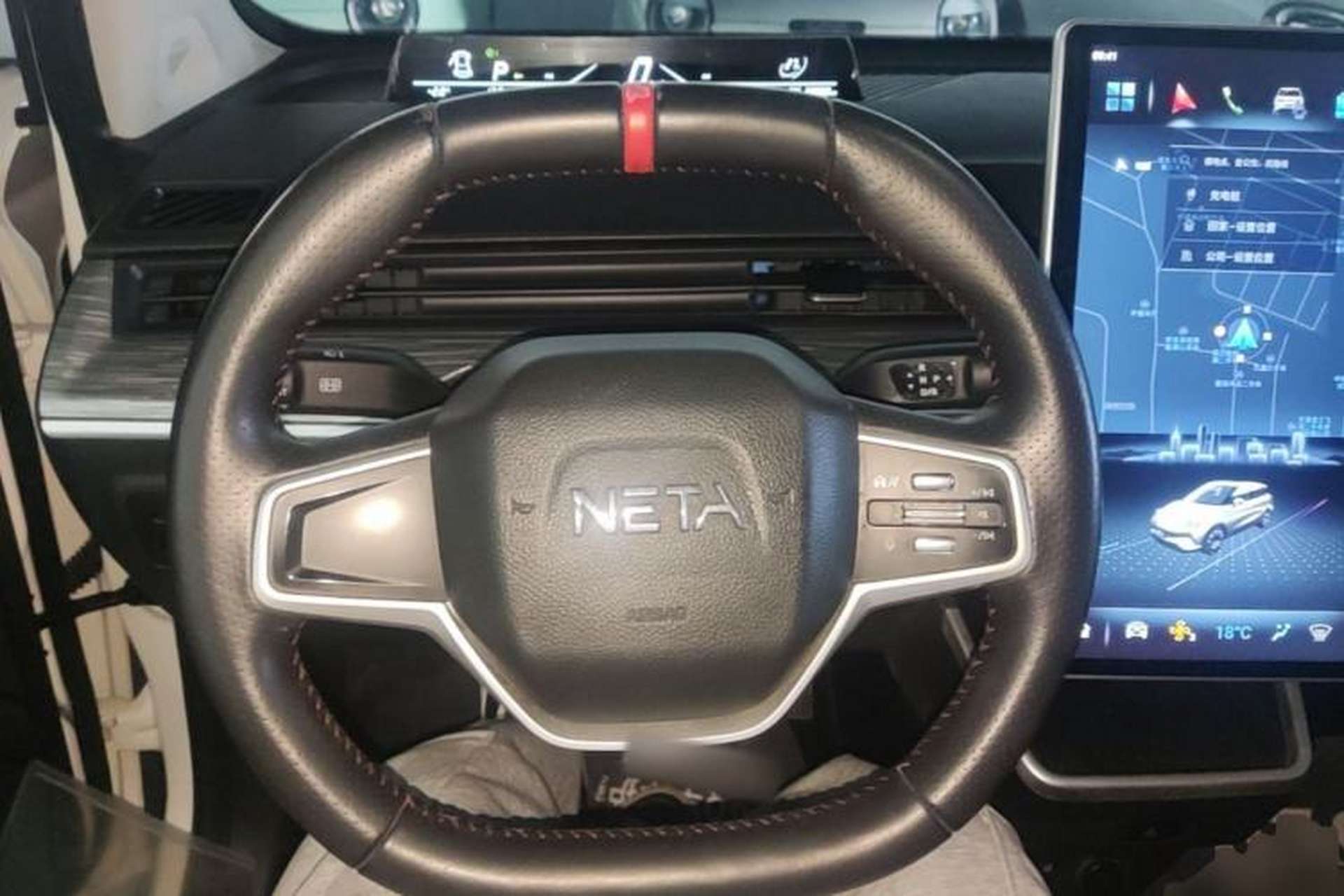 Used NETA V 2022 Chao 300 Lite Ternary Lithium Steering Wheel