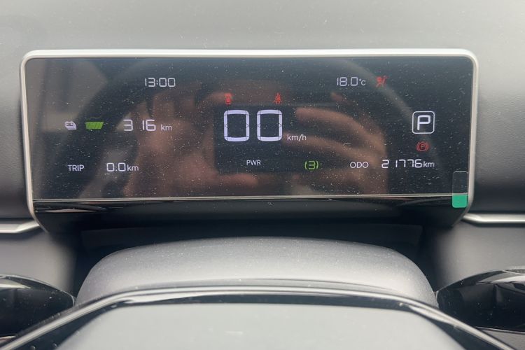 Used NETA X 2023 500 Lite Odometer Close Up