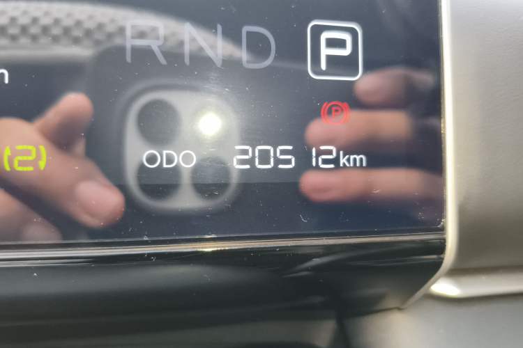 Used NETA X 2023 500 Lite Odometer Close Up