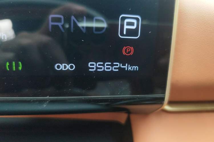 Used NETA X 2023 500 Lite Odometer Close Up