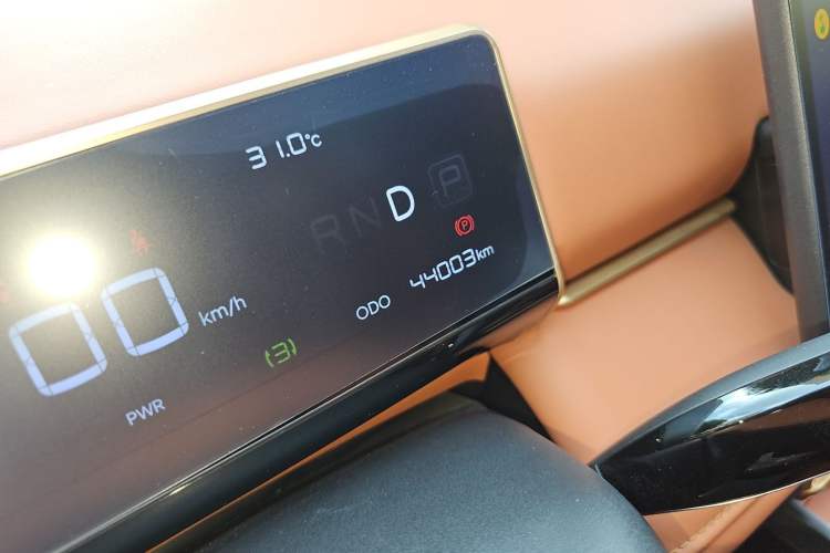Used NETA X 2023 400 Lite Odometer Close Up
