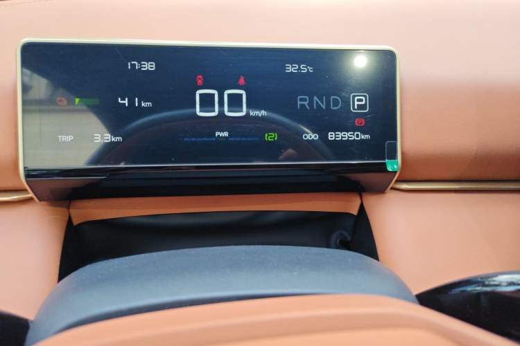 Used NETA X 2023 500 Lite Odometer Close Up