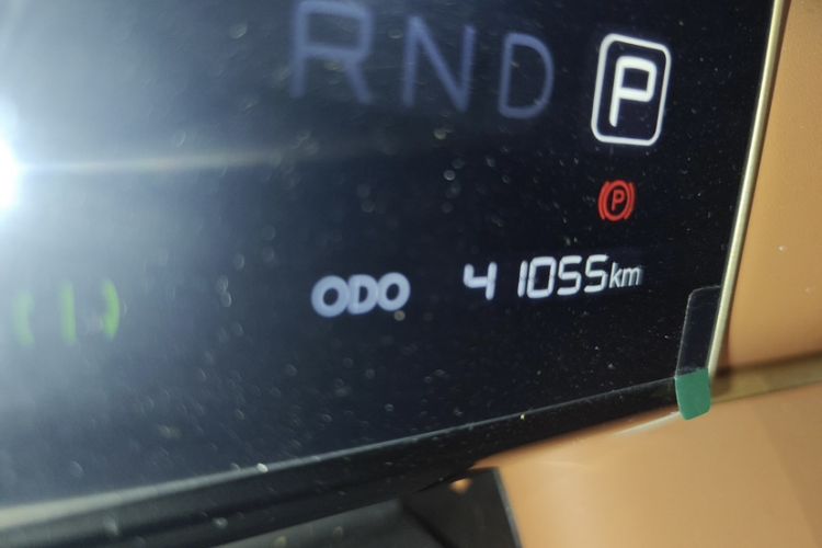 Used NETA X 2023 500 Odometer Close Up