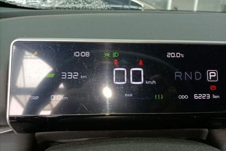 Used NETA X 2023 400 Lite Odometer Close Up