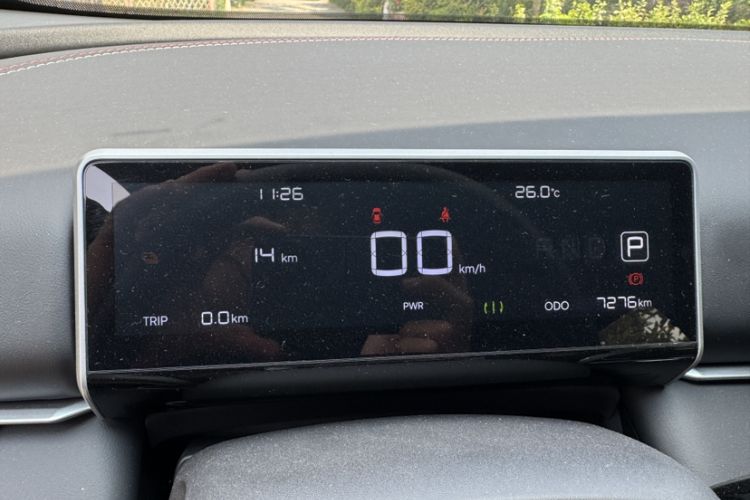 Used NETA X 2023 500 Lite Odometer Close Up
