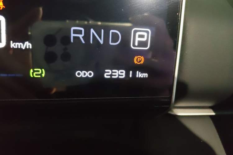 Used NETA X 2023 500 Lite Odometer Close Up