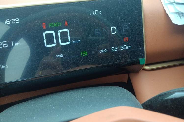 Used NETA X 2023 400 Lite Odometer Close Up
