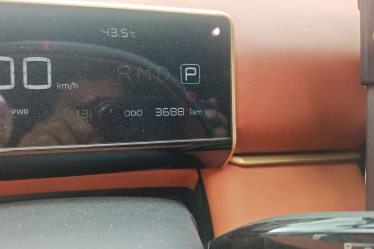 Used NETA X 2023 500 Lite Odometer Close Up