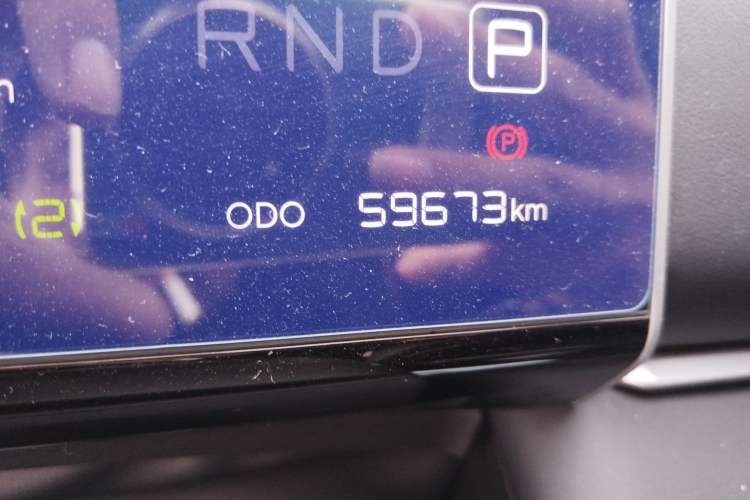 Used NETA X 2023 500 Odometer Close Up