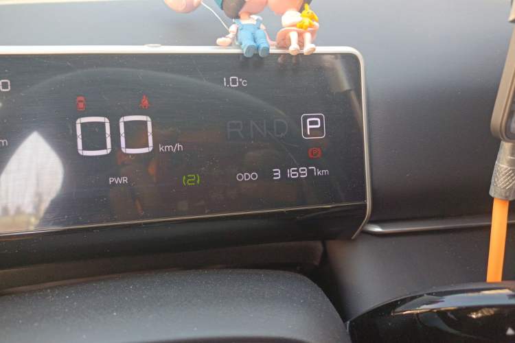 Used NETA X 2023 500 Lite Odometer Close Up