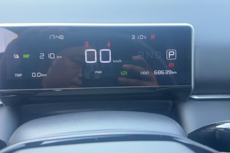 Used NETA X 2023 500 Lite Odometer Close Up
