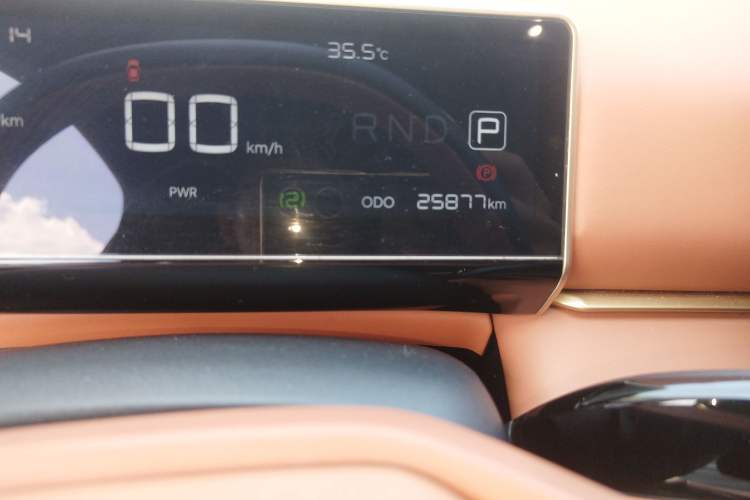 Used NETA X 2023 500 Lite Odometer Close Up