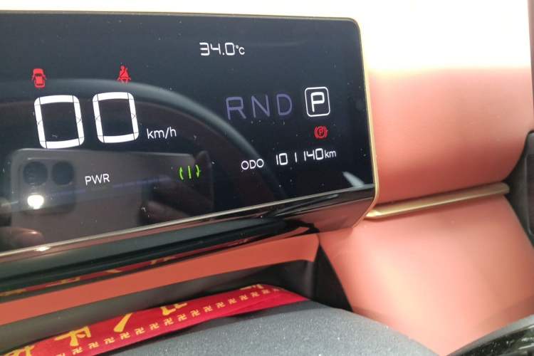 Used NETA X 2023 400 Lite Odometer Close Up