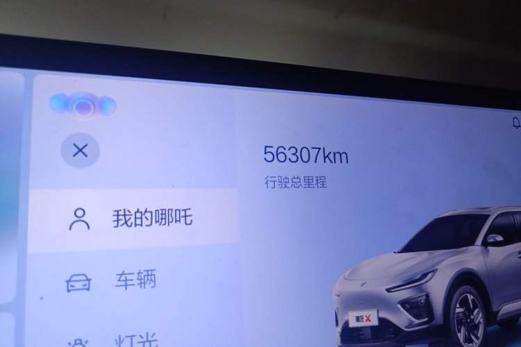 Used NETA X 2023 500 Lite Odometer Close Up