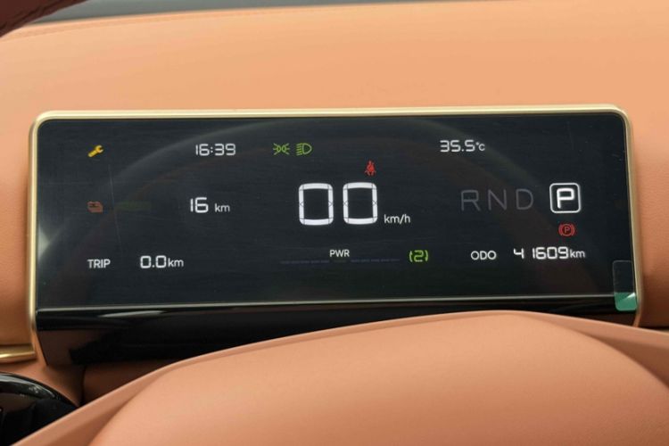 Used NETA X 2024 500 First Edition Odometer Close Up
