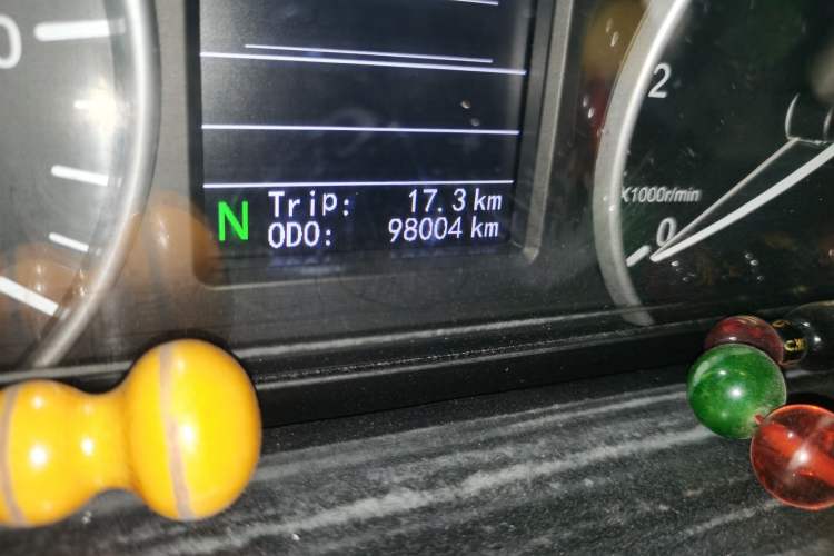 Used New Gonow Aoteng 2024 Pro Standard Edition 41.93 kWh Tianjin Hengtian Odometer Close Up