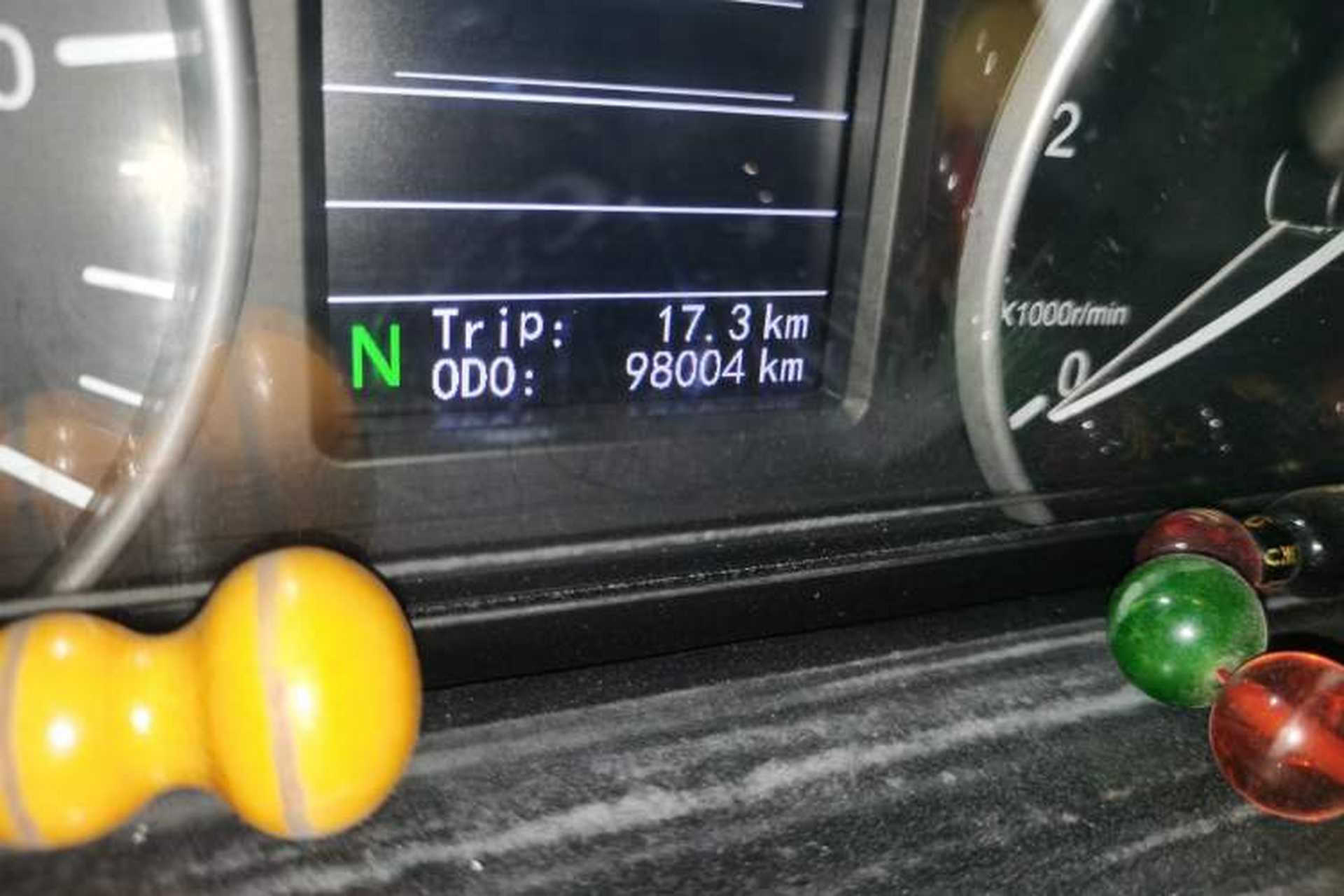 Used New Gonow Aoteng 2024 Pro Standard Edition 41.93 kWh Tianjin Hengtian Odometer Close Up
