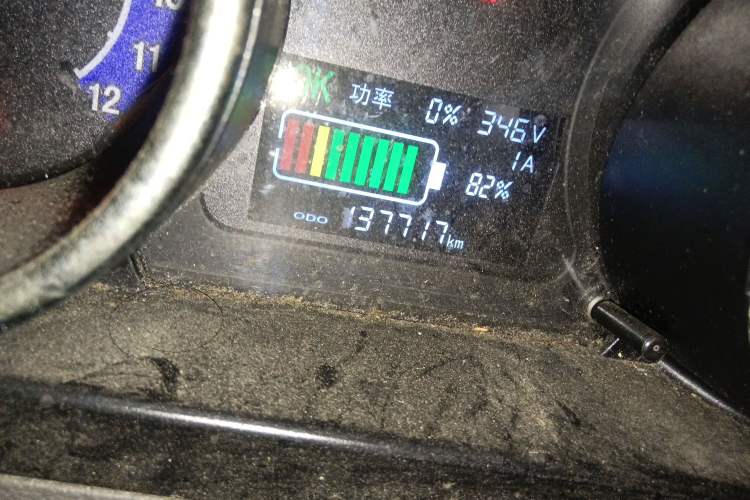 Used New Gonow Shuailing 2023 Standard Range with 41.64 kWh Lishen Power Odometer Close Up