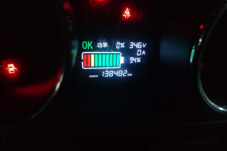 Used New Gonow Shuailing 2022 Standard Range with 41.64 kWh Lishen Power Odometer Close Up