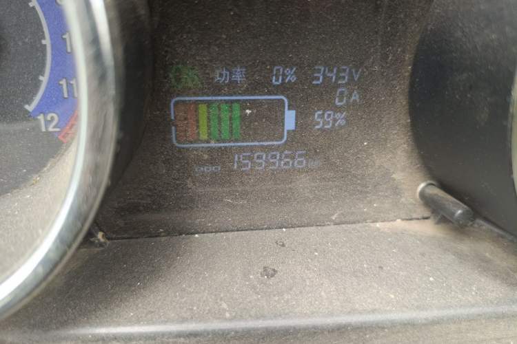 Used New Gonow Shuailing 2023 Standard Range 41.93 kWh Tianjin Guoxuan Odometer Close Up