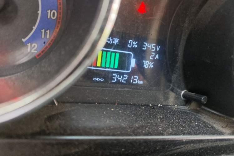 Used New Gonow Shuailing 2023 Standard Range 41.93 kWh Tianjin Hengtian Odometer Close Up