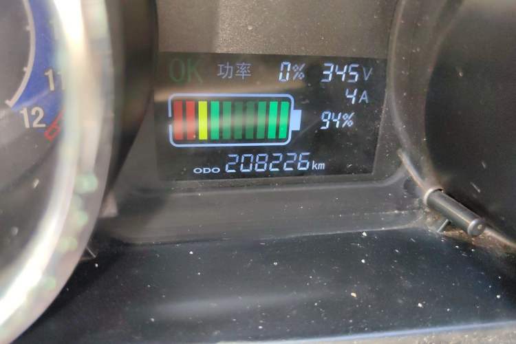 Used New Gonow Shuailing 2023 Standard Range 41.93 kWh Tianjin Hengtian Odometer Close Up