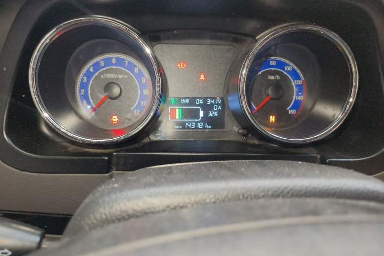 Used New Gonow Shuailing 2023 Standard Range 41.93 kWh Tianjin Guoxuan Odometer Close Up