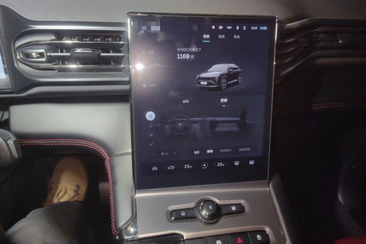 Used Nio EC6 2020 430 km Sport Version Audio And AC Panel