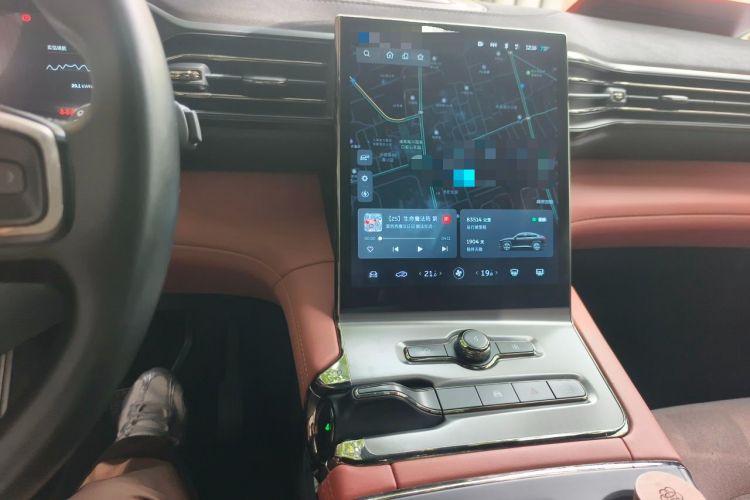 Used Nio EC6 2020 430 km Sport Version Audio And AC Panel