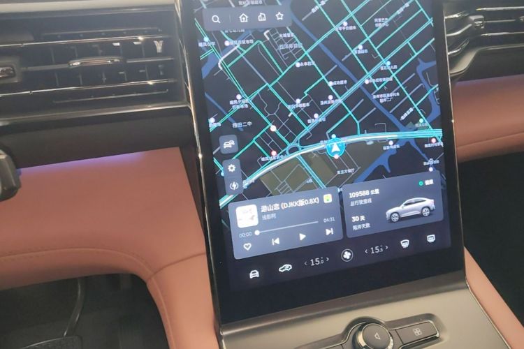 Used Nio EC6 2020 430 km Sport Version Audio And AC Panel