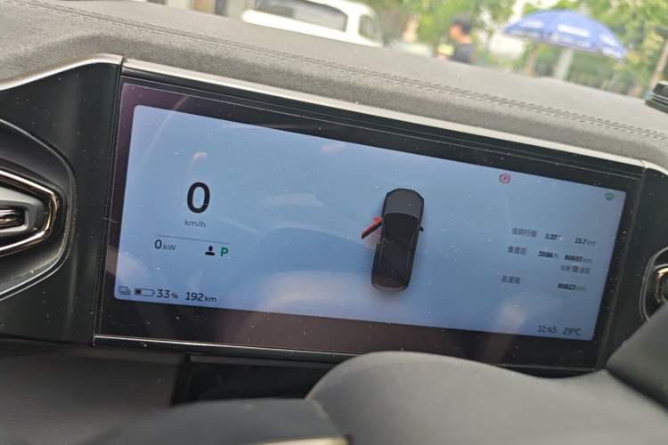 Used Nio EC6 2020 605 km Sport Edition Instrument Cluster