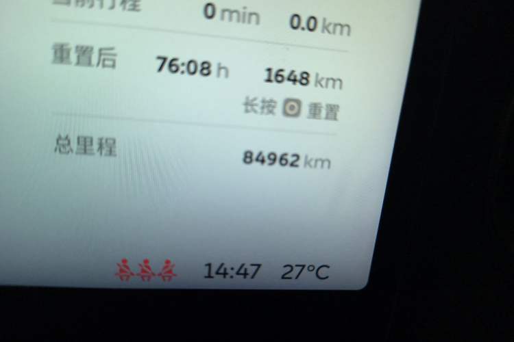 Used Nio EC6 2020 430 km Sport Version Odometer Close Up
