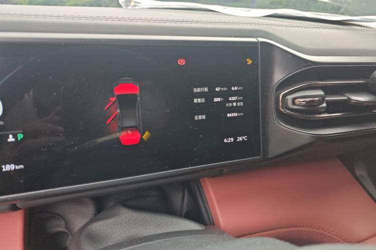 Used Nio EC6 2020 465 km Sport Edition Odometer Close Up