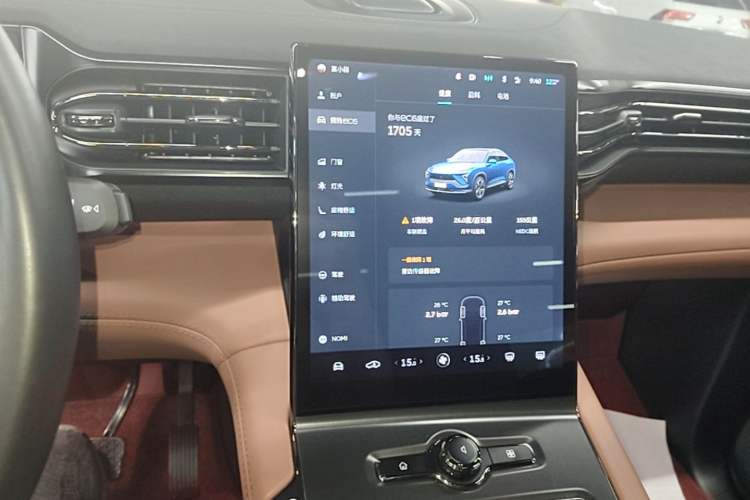 Used Nio EC6 2020 430 km Sport Version Audio And AC Panel