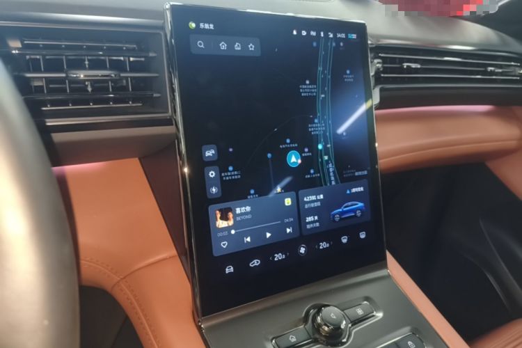 Used Nio EC6 2020 430 km Sport Version Audio And AC Panel