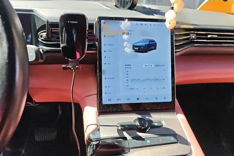 Used Nio EC6 2020 430 km Sport Version Audio And AC Panel