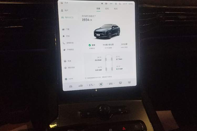 Used Nio EC6 2020 440 km Performance Version Audio And AC Panel