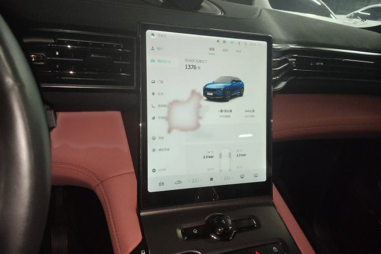 Used Nio EC6 2020 605 km Sport Edition Audio And AC Panel