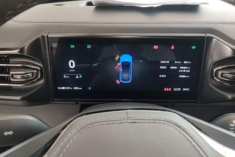 Used Nio EC6 2020 605 km Sport Edition Instrument Cluster