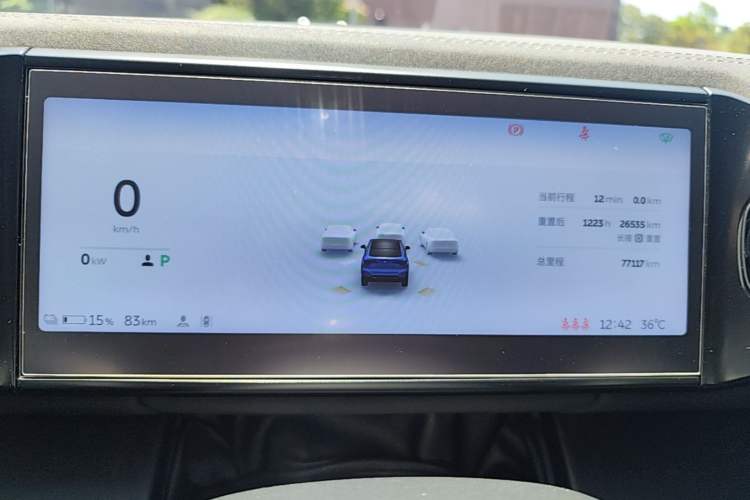 Used Nio EC6 2020 440KM Signature Edition Instrument Cluster