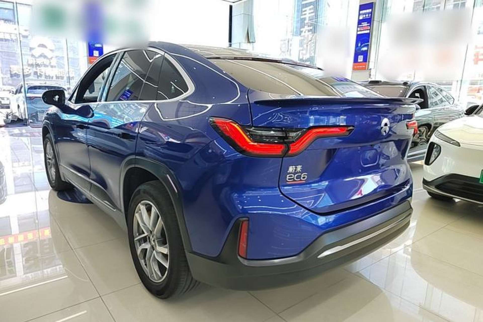 Used Nio EC6 2020 440 km Performance Version Rear Left 45 Deg