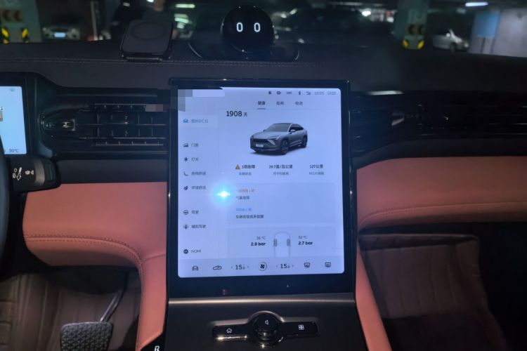 Used Nio EC6 2020 430 km Sport Version Audio And AC Panel
