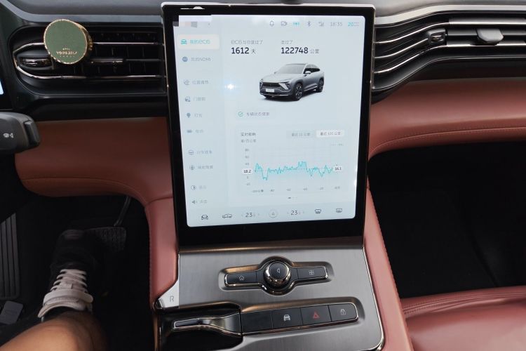 Used Nio EC6 2020 605 km Sport Edition Audio And AC Panel