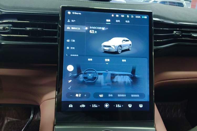 Used Nio EC6 2020 440 km Performance Version Audio And AC Panel