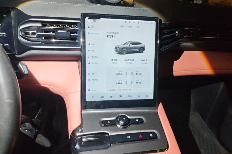 Used Nio EC6 2020 430 km Sport Version Audio And AC Panel