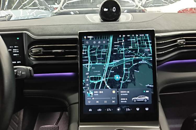 Used Nio EC6 2020 430 km Sport Version Audio And AC Panel